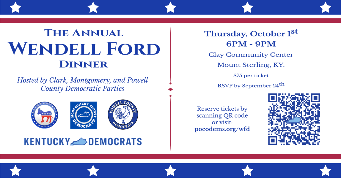 Wendell Ford Dinner Announcement