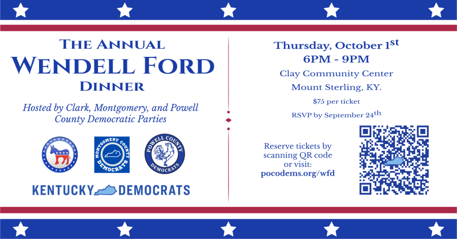 Wendell Ford Dinner Announcement